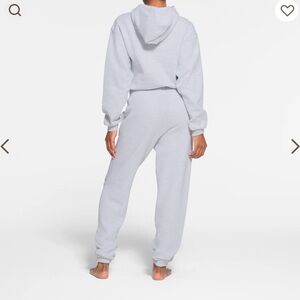 SKIMS Heather Grey Sweatpants Women’s Cotton Fleece Jogger